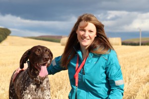 Annabel with her own dog